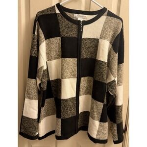 Cardigan Zip Up Sweater Dress barn‎ Woman 22/24 EUC